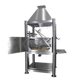 Tagwood BBQ (THE BEAST) Argentine Santa Maria Stainless Steel Wood Fire & Charcoal Gaucho Grill, 61" [BBQ02SS]