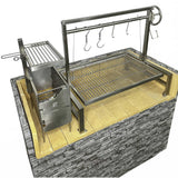 Tagwood BBQ Argentine Santa Maria Wood Fire & Charcoal Grill, 40" [BBQ09SS]