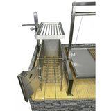 Tagwood BBQ Argentine Santa Maria Wood Fire & Charcoal Grill, 40" [BBQ09SS]
