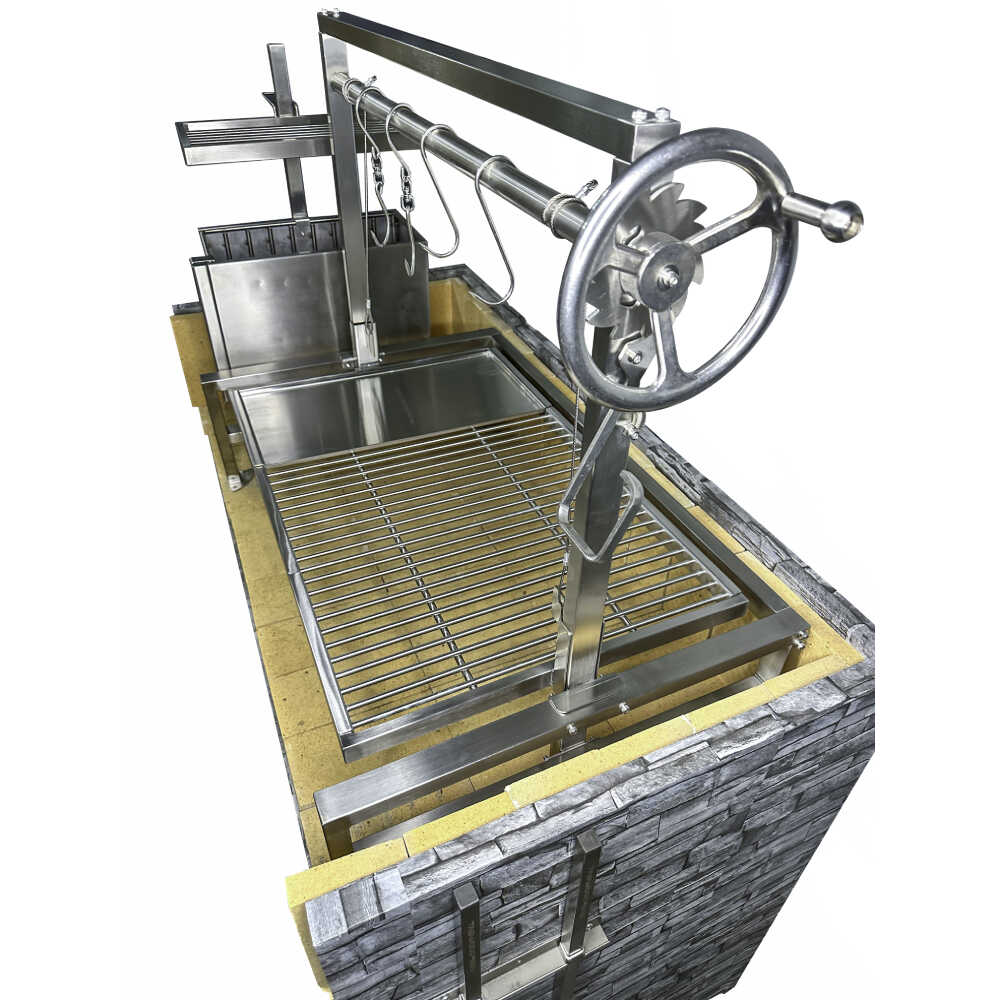 Tagwood BBQ Argentine Santa Maria Wood Fire & Charcoal Grill, 40" [BBQ09SS]