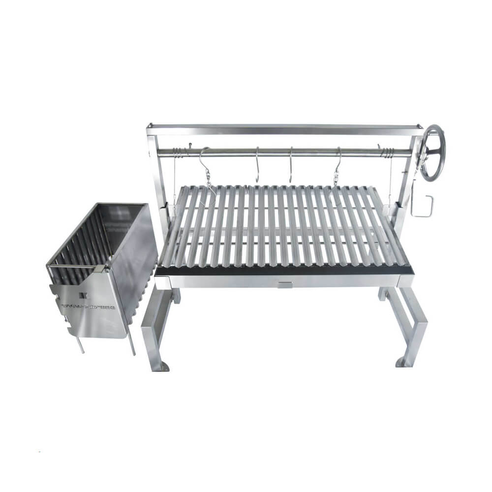 Tagwood BBQ Argentine Santa Maria Wood Fire & Charcoal Grill, 40" [BBQ09SS]