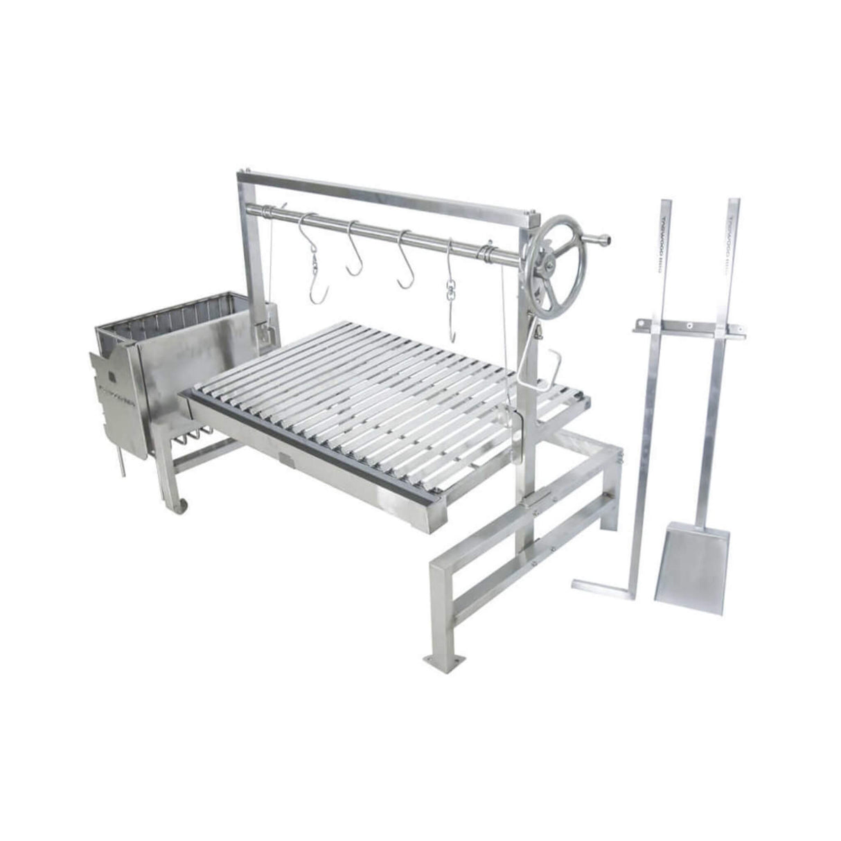 Tagwood BBQ Argentine Santa Maria Wood Fire & Charcoal Grill, 40" [BBQ09SS]
