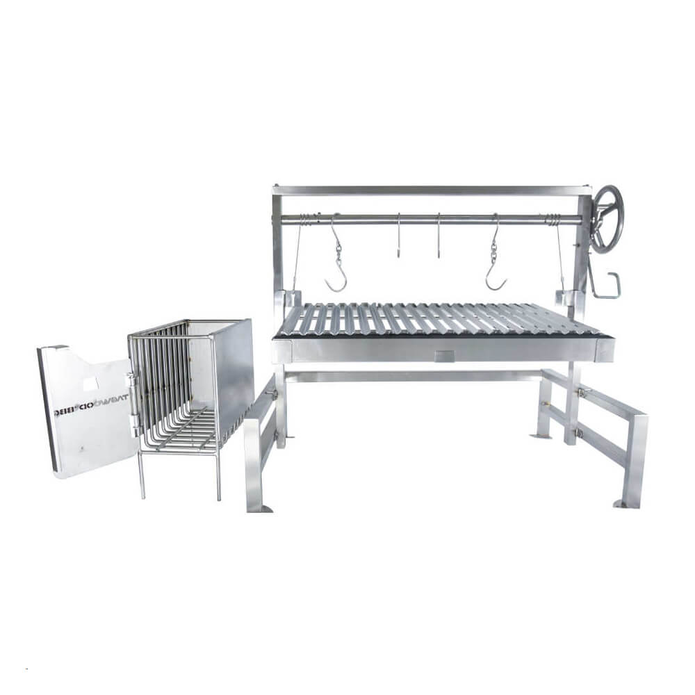 Tagwood BBQ Argentine Santa Maria Wood Fire & Charcoal Grill, 40" [BBQ09SS]
