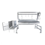 Tagwood BBQ Argentine Santa Maria Wood Fire & Charcoal Grill, 40" [BBQ09SS]