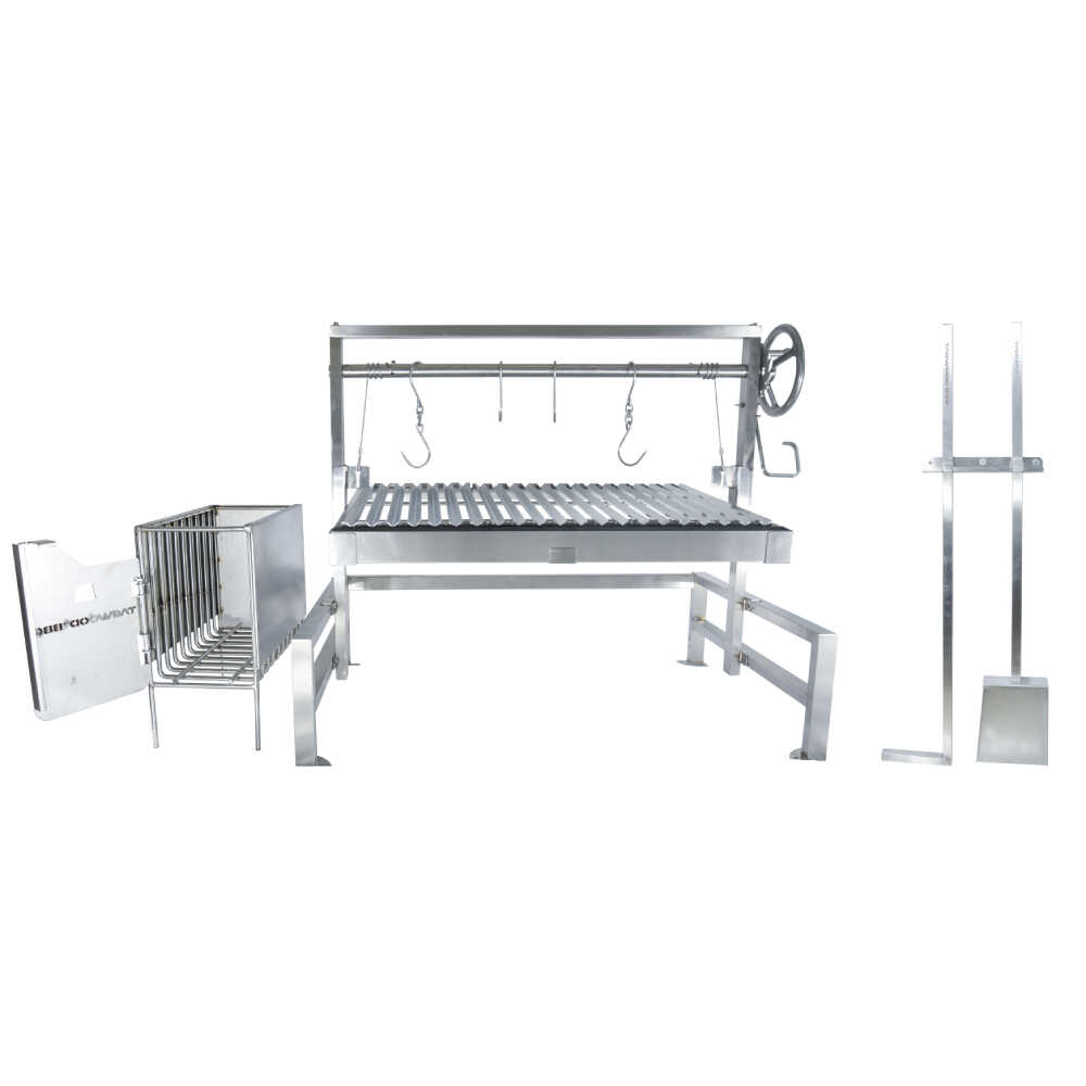 Tagwood BBQ Argentine Santa Maria Wood Fire & Charcoal Grill, 40" [BBQ09SS]