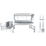 Tagwood BBQ Argentine Santa Maria Wood Fire & Charcoal Grill, 40" [BBQ09SS]