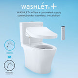 [MW6423084CEFG#01] TOTO Nexus 1.28 GPF One Piece Washlet Elongated Toilet With Left Hand Lever And Build In Bidet Heated Seat Function (SAK89281)