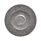 32" Transitional Outdoor Concrete Round Propane Fire Pit Table, Gray (SAK48268)