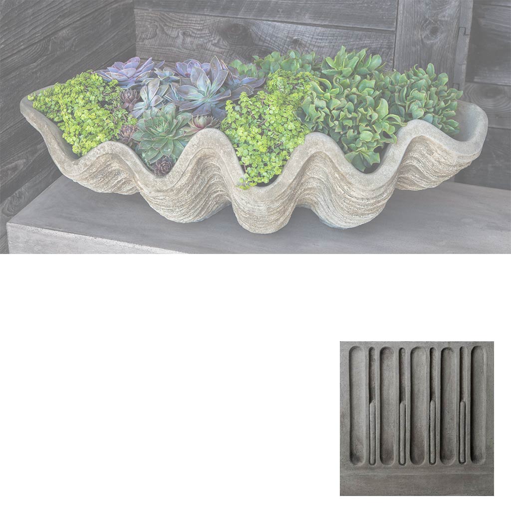 Campania South Seas Shell Planter, Large - W-106
