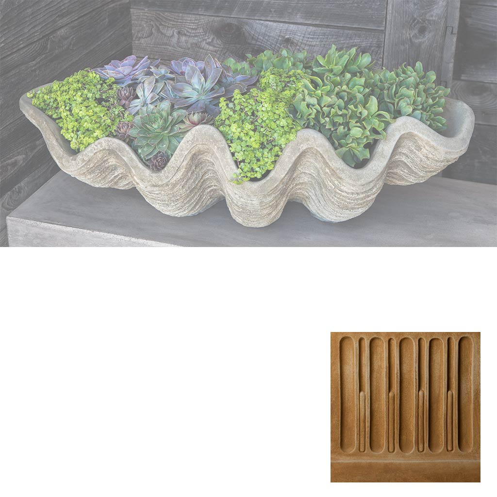Campania South Seas Shell Planter, Large - W-106