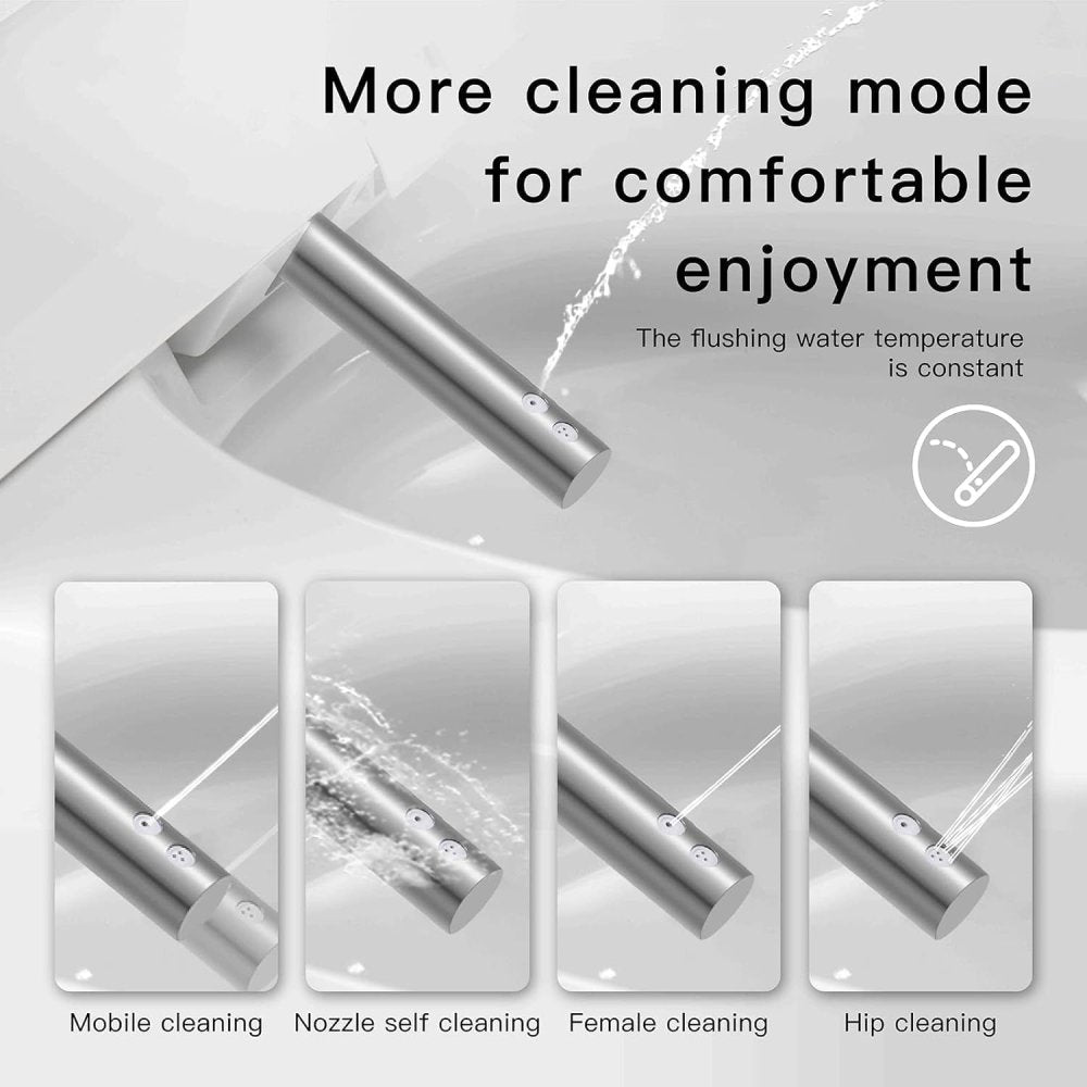 Premium Automatic Single-Piece Home Smart Toilet With Bidet, Foot Sensor And Heated Seat (96152473)